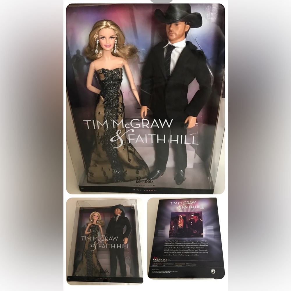 *⭐️ Vintage ⭐️ Mattel Tim McGraw and Faith Hill Barbies NIB